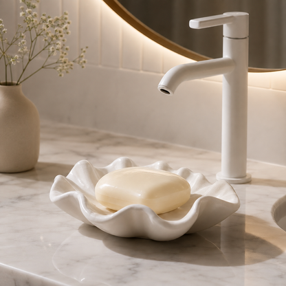 Shell‑Petal Soap Dish