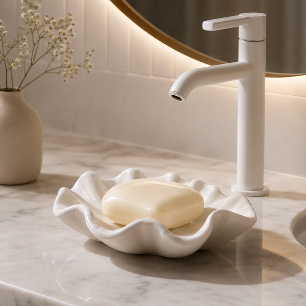 Shell‑Petal Soap Dish