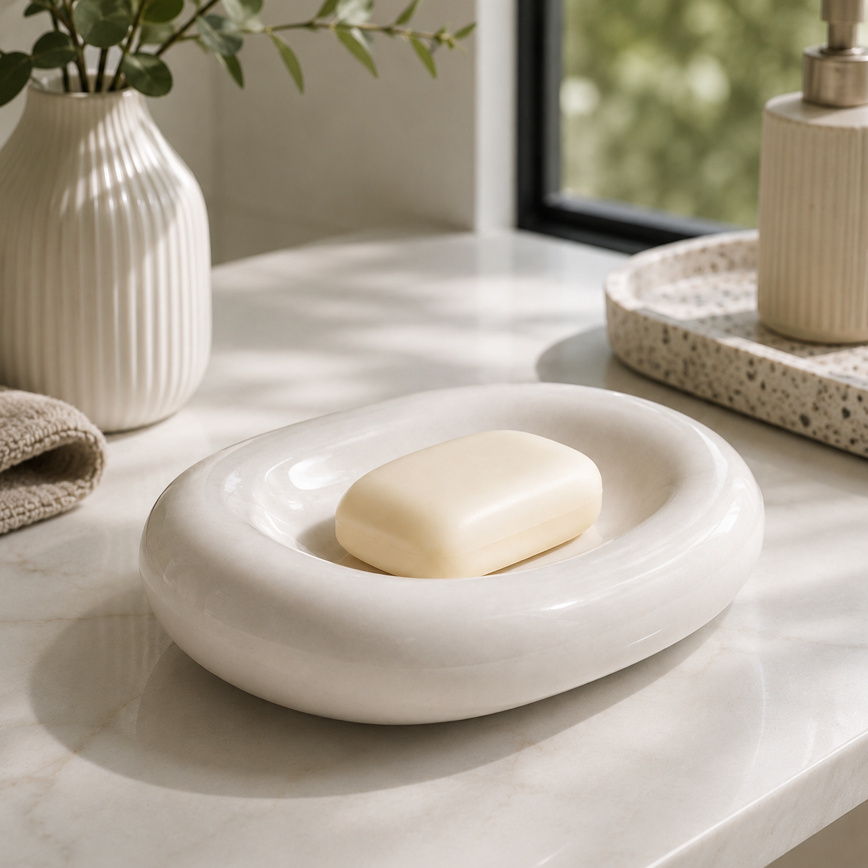 Chunky Oval Soap Dish